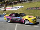 Catherine Coleiro in her Driftcat Commodore